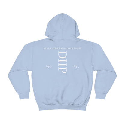 DIIP ART (white font ) Unisex Heavy Blend™ Hooded Sweatshirt