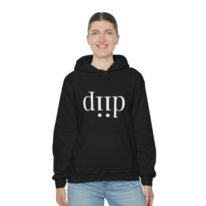 DIIP ART (white font ) Unisex Heavy Blend™ Hooded Sweatshirt