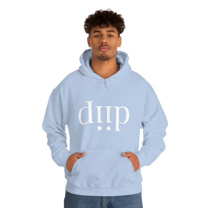 DIIP ART (white font ) Unisex Heavy Blend™ Hooded Sweatshirt