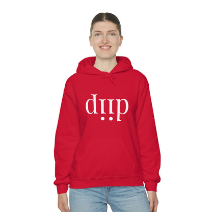 DIIP ART (white font ) Unisex Heavy Blend™ Hooded Sweatshirt