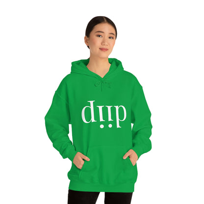 DIIP ART (white font ) Unisex Heavy Blend™ Hooded Sweatshirt