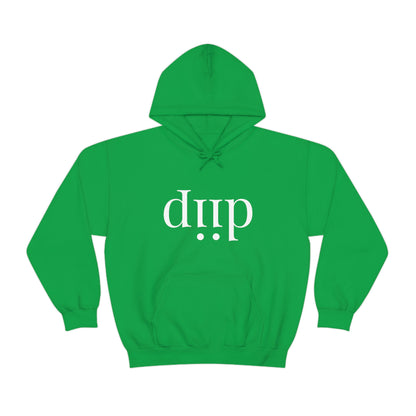 DIIP ART (white font ) Unisex Heavy Blend™ Hooded Sweatshirt