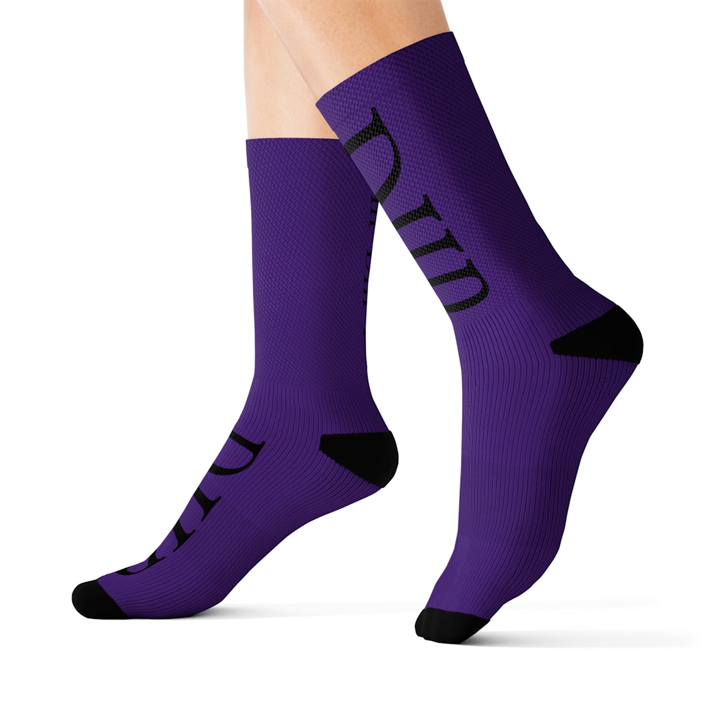 DIIP purp Sublimation Socks