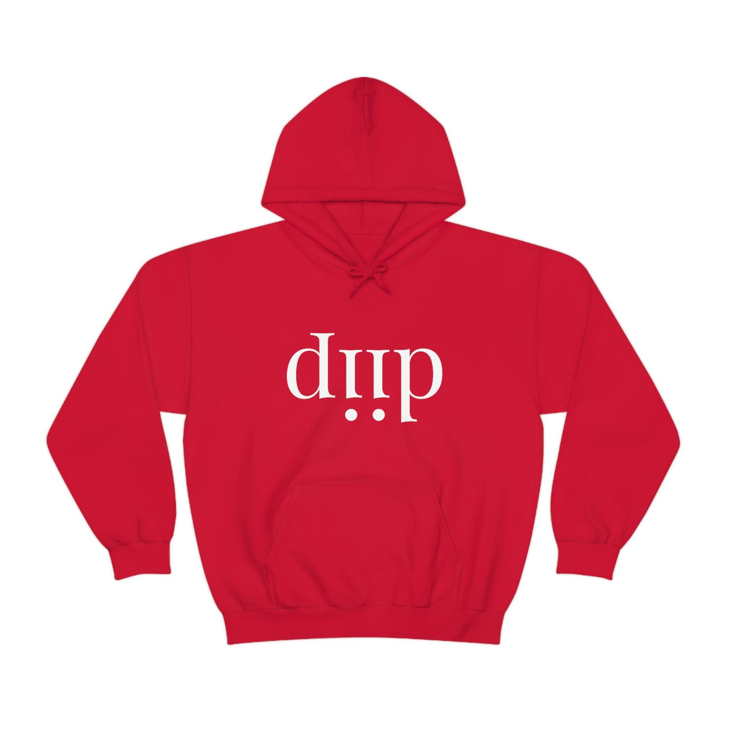 DIIP ART (white font ) Unisex Heavy Blend™ Hooded Sweatshirt