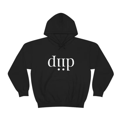 DIIP ART (white font ) Unisex Heavy Blend™ Hooded Sweatshirt