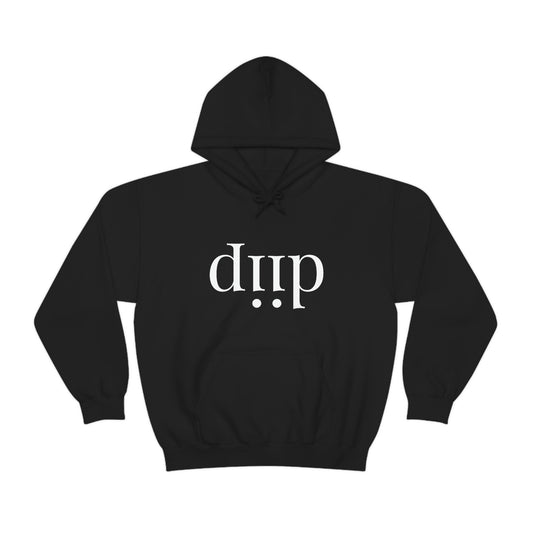 DIIP ART (white font ) Unisex Heavy Blend™ Hooded Sweatshirt