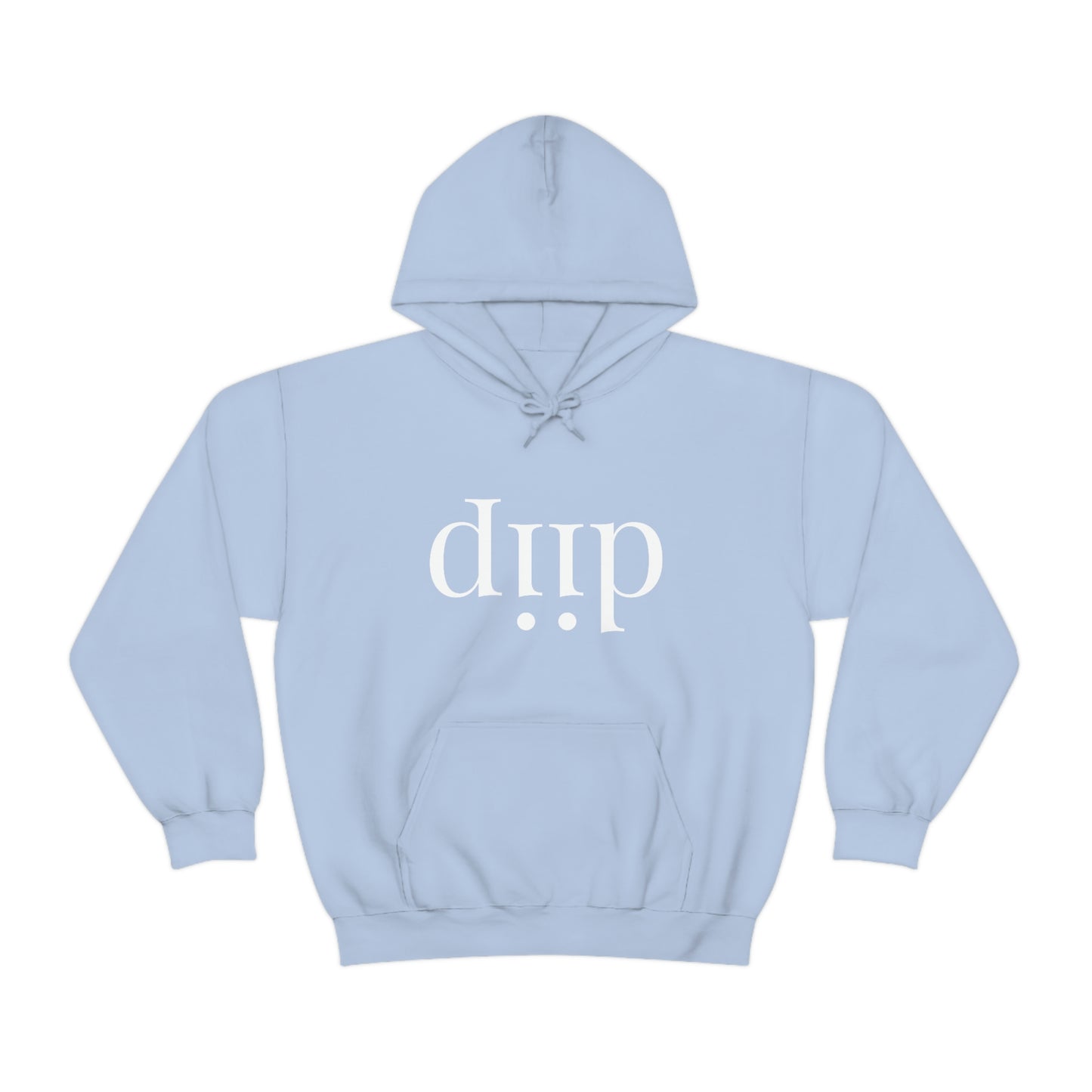 DIIP ART (white font ) Unisex Heavy Blend™ Hooded Sweatshirt