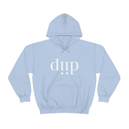 DIIP ART (white font ) Unisex Heavy Blend™ Hooded Sweatshirt