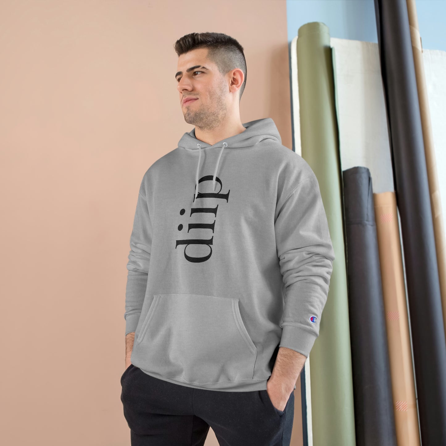 DIIP Champion Hoodie (black ink)