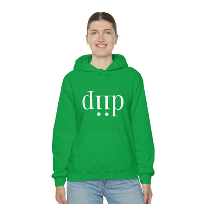 DIIP ART (white font ) Unisex Heavy Blend™ Hooded Sweatshirt